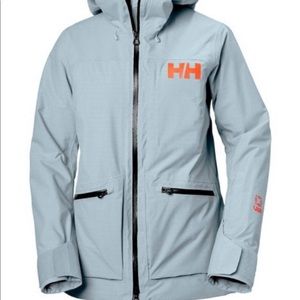 Rare! New Helly Hansen Powder Queen jacket in baby trooper color/size small